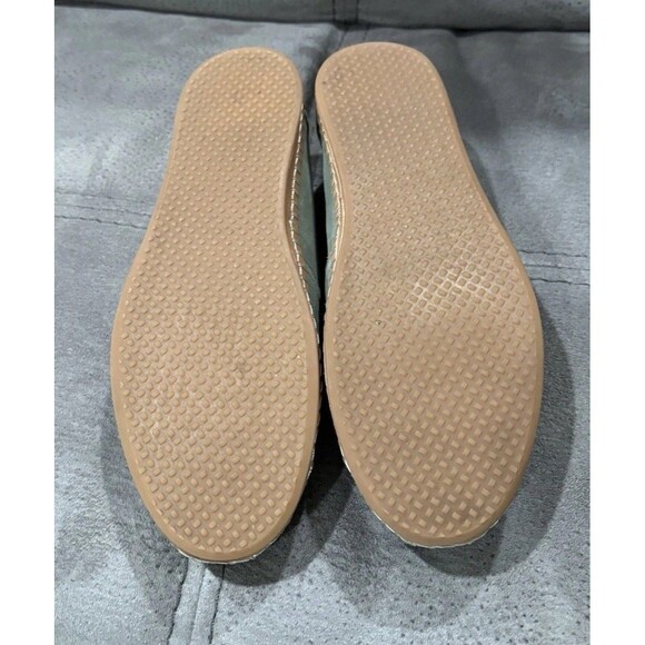 Toms Women’s Size 9 Alpargata Vetiver Suede Leather Wrap Gray Green SlipOn Shoes - Picture 8 of 11